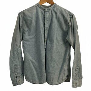 Big Boys Mandarin Collar Shirt
